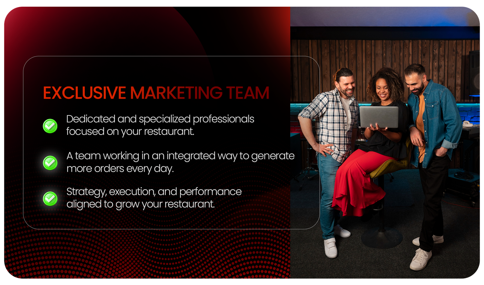 EXCLUSIVE MARKETING TEAM