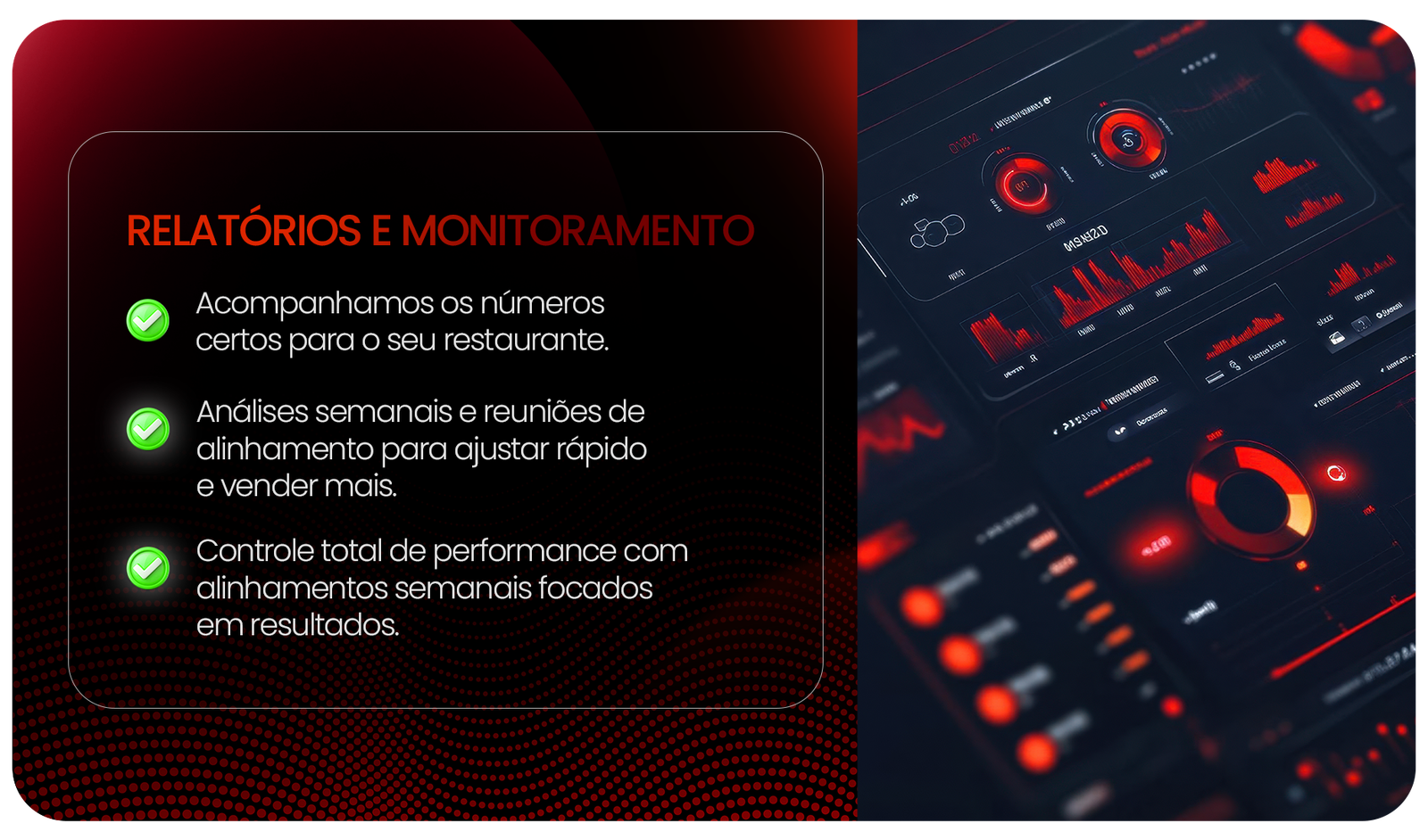 RELATÓRIOS E MONITORAMENTO